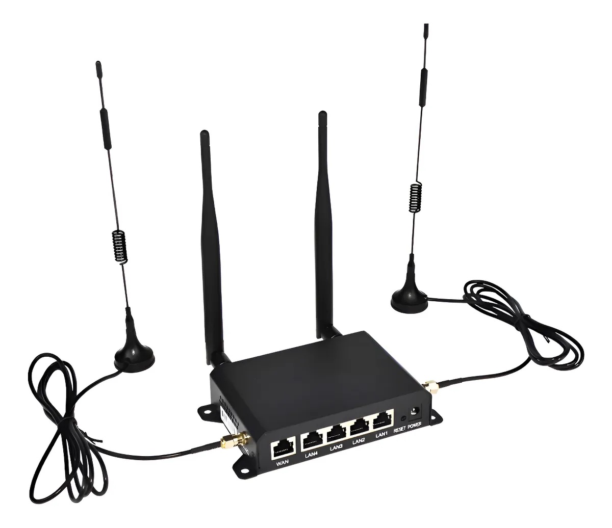 Modem Router 4G LTE Estándar 4 Antenas + 4 LAN + WAN (No WOM)